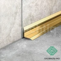 Угол внутренний из нержавеющей стали золото (нитрид титана) V 50X50 GG