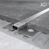 П-образный профиль из нержавеющей стали 15x30 мм FUM 15x30 сатинированный 2,7 м