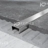 П-образный профиль из нержавеющей стали 12x20 мм FUB 12x20 полированный 2,7 м