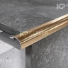 С-образный профиль из нержавеющей стали 10 мм FRF 10 золото полированное 2,7 м С-образный профиль из нержавеющей стали 10 мм FRF 10 золото полированное 2,7 м