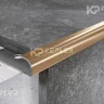 С-образный профиль из нержавеющей стали 12 мм FR 12 золото сатинированное 2,7 м С-образный профиль из нержавеющей стали 12 мм FR 12 золото сатинированное 2,7 м