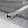 П-образный профиль из нержавеющей стали 12x30 мм FUB 12x30 сатинированный 2,7 м