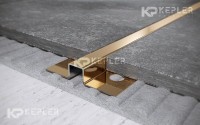 П-ОБРАЗНЫЙ ПРОФИЛЬ ИЗ НЕРЖАВЕЮЩЕЙ СТАЛИ 12x30 ММ FUM 12x30 Золото полированное 2,7 м