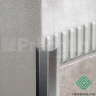 Уголок из нержавеющей стали D 60X60 сатинированный