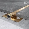П-образный профиль из нержавеющей стали 15x25 мм FUM 15x25 золото полированное 2,7 м